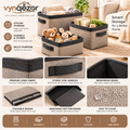 Multi-Size Fabric Storage Basket Set