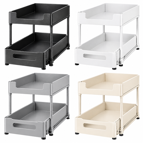 2-Tier Under-Sink Pull-Out Organizer