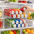 Stackable Refrigerator Can Dispenser Bins