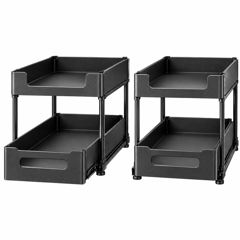 2-Tier Under-Sink Pull-Out Organizer