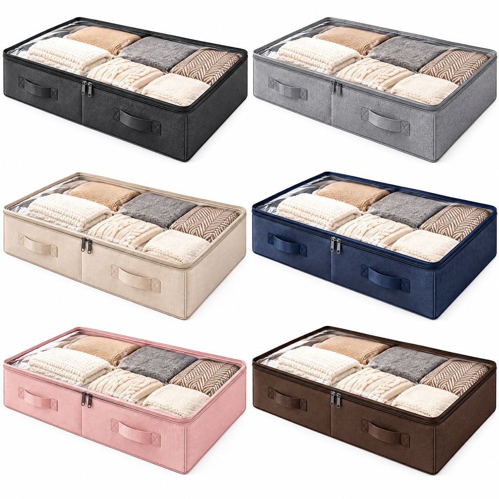 Under-Bed Zippered Storage Bag