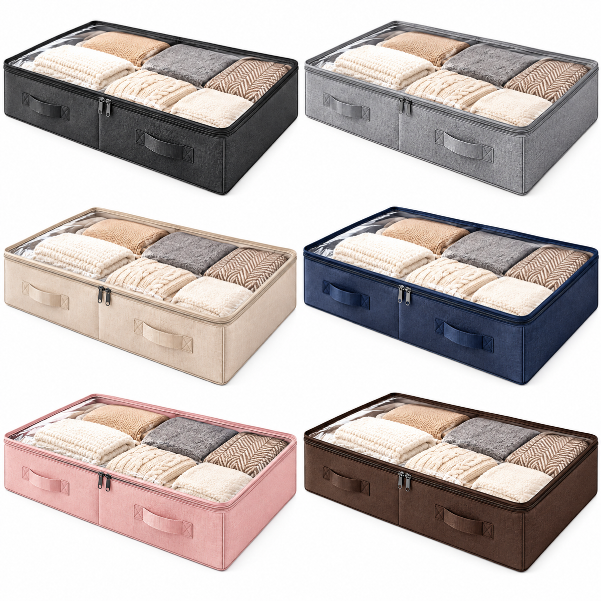 Under-Bed Zippered Storage Bag