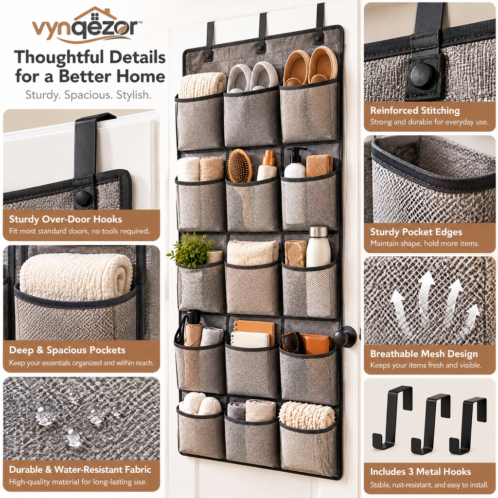 Over-the-Door Pocket Organizer